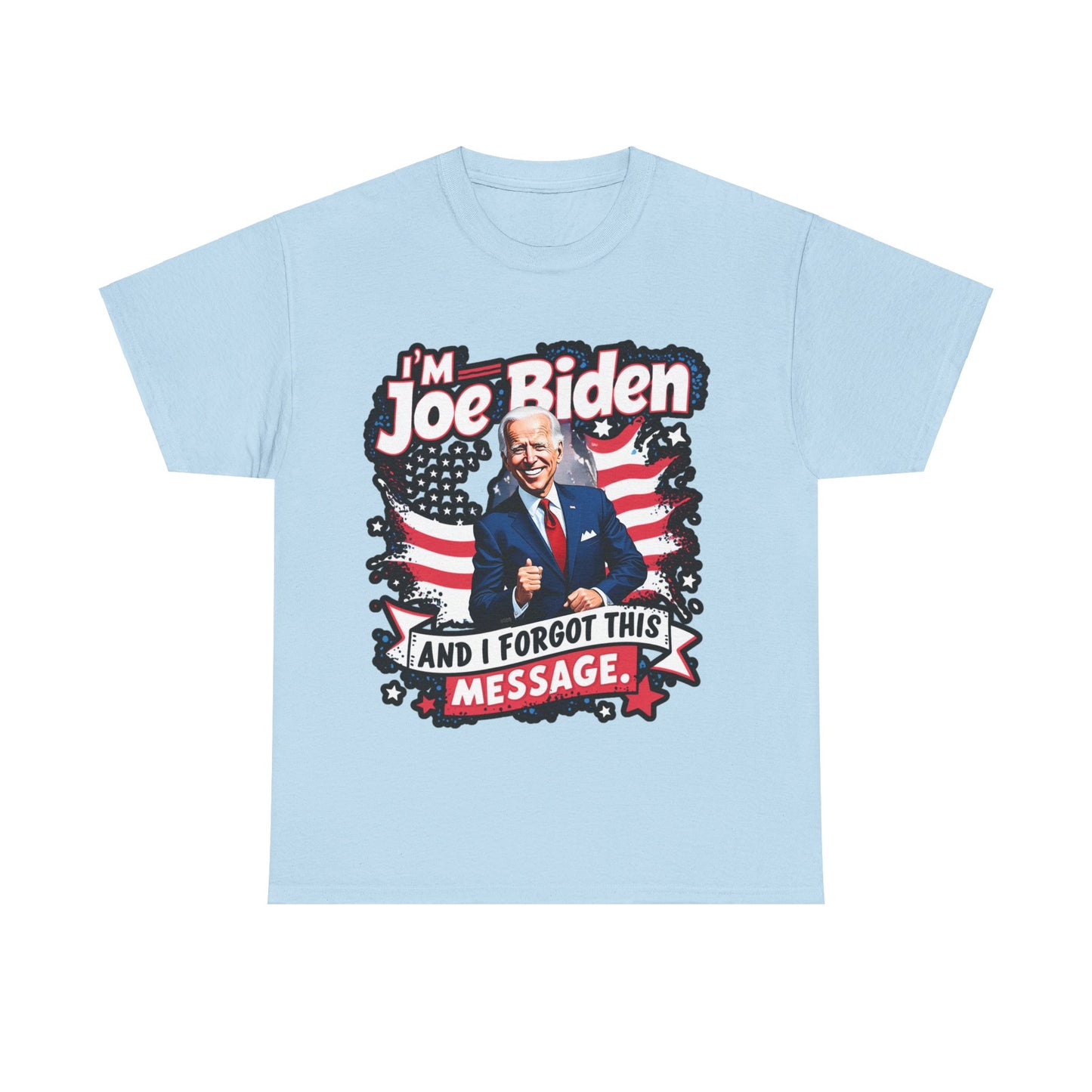 Biden I Forgot Unisex Heavy Cotton Tee