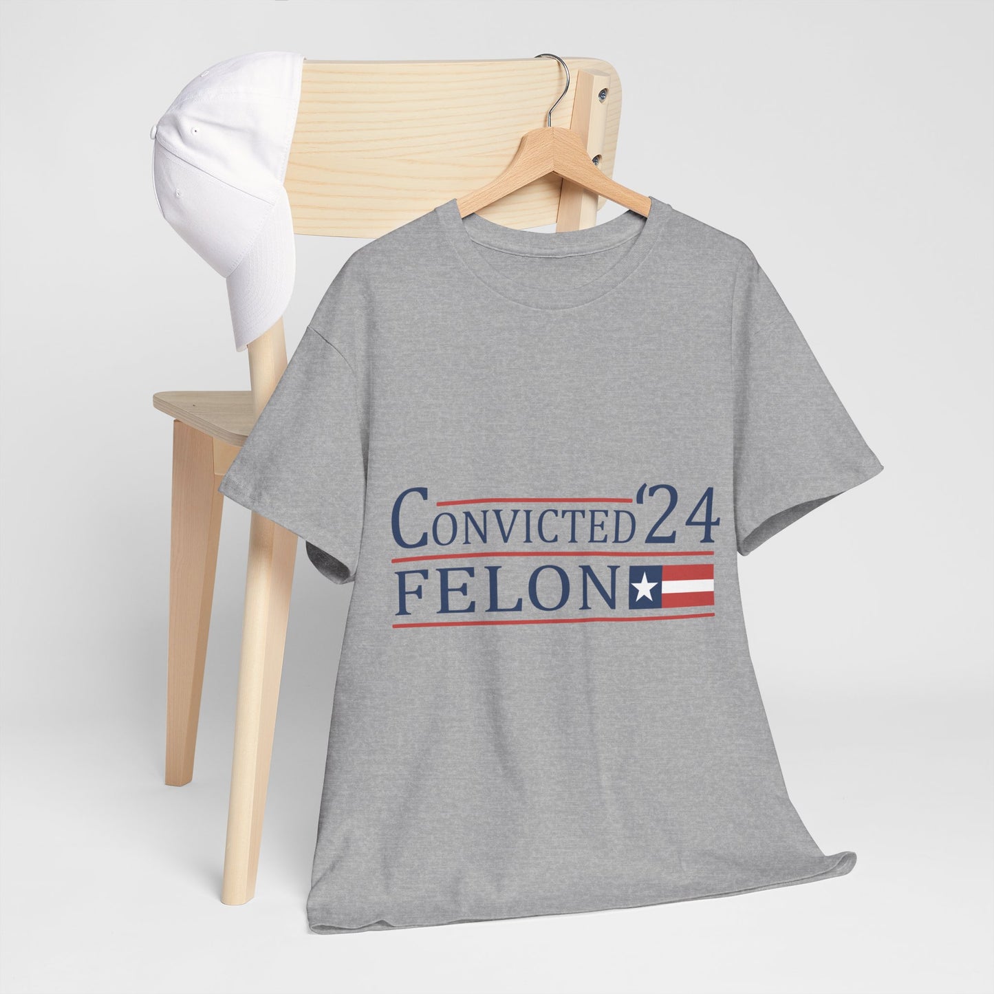 Convicted Felon Unisex Heavy Cotton Tee