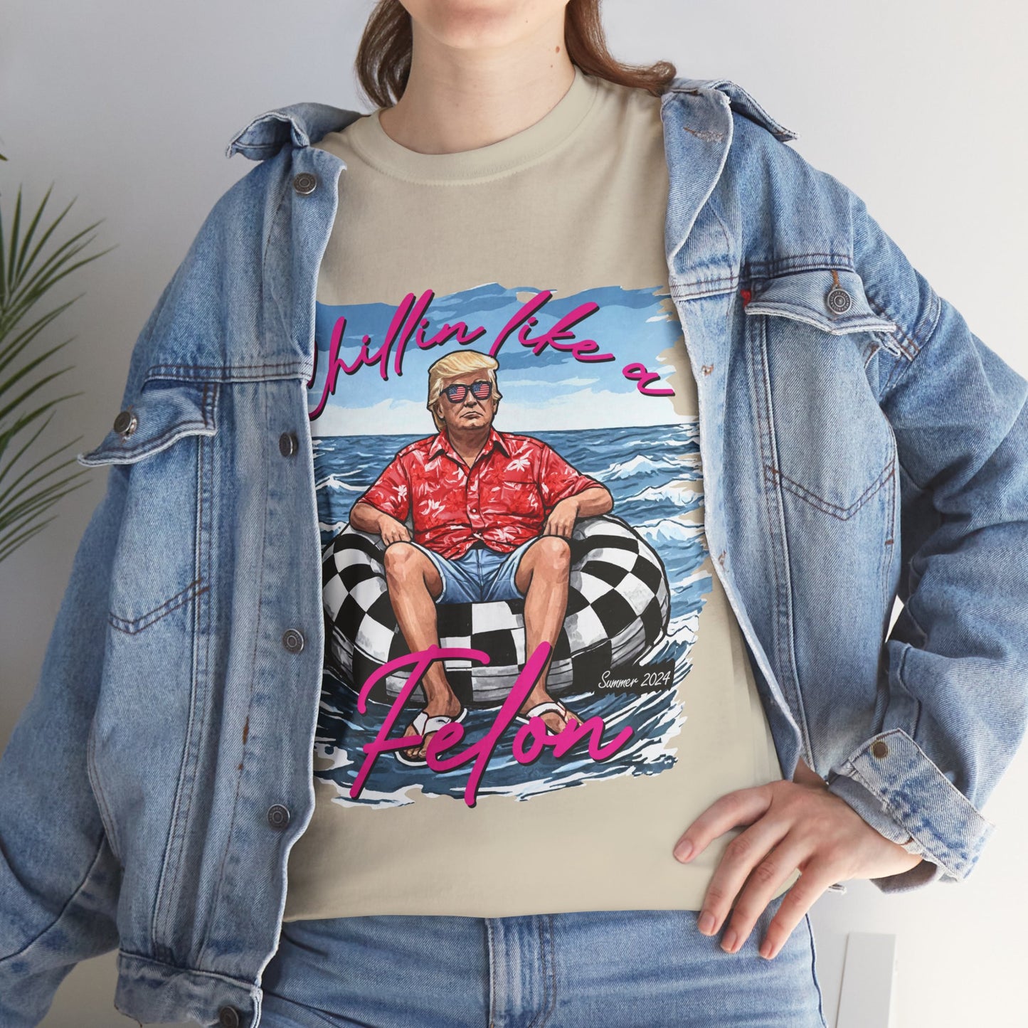 Trump Chillin' Unisex Heavy Cotton Tee