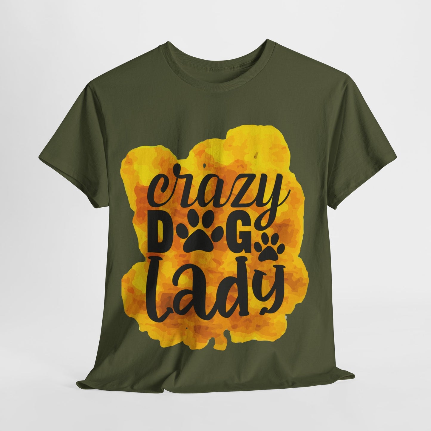 Crazy Dog Lady Unisex Heavy Cotton Tee