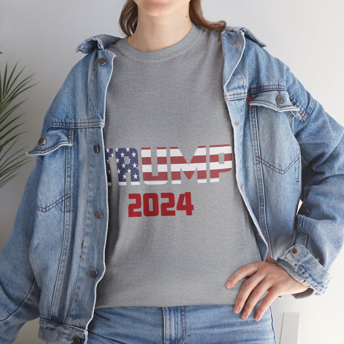 Trump 2024 B Unisex Heavy Cotton Tee