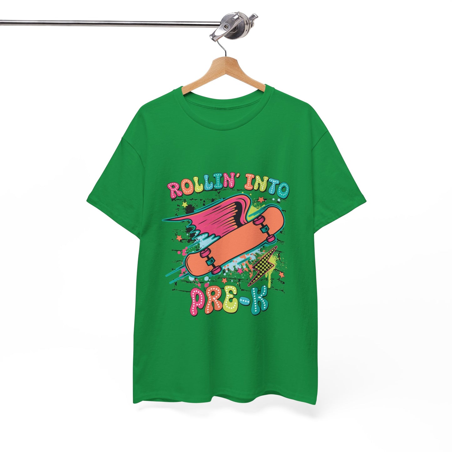 Rockin Into Pre K Unisex Heavy Cotton Tee