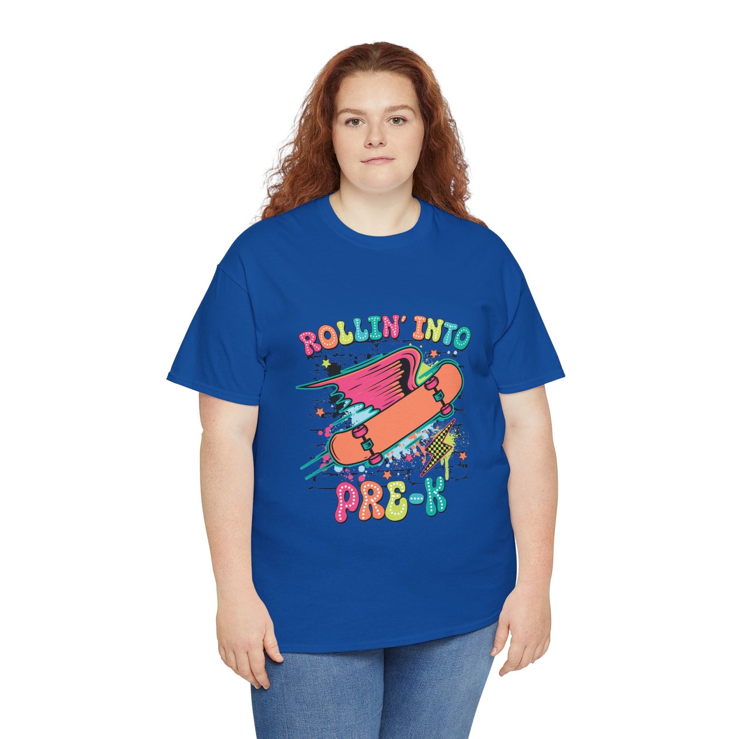 Rockin Into Pre K Unisex Heavy Cotton Tee