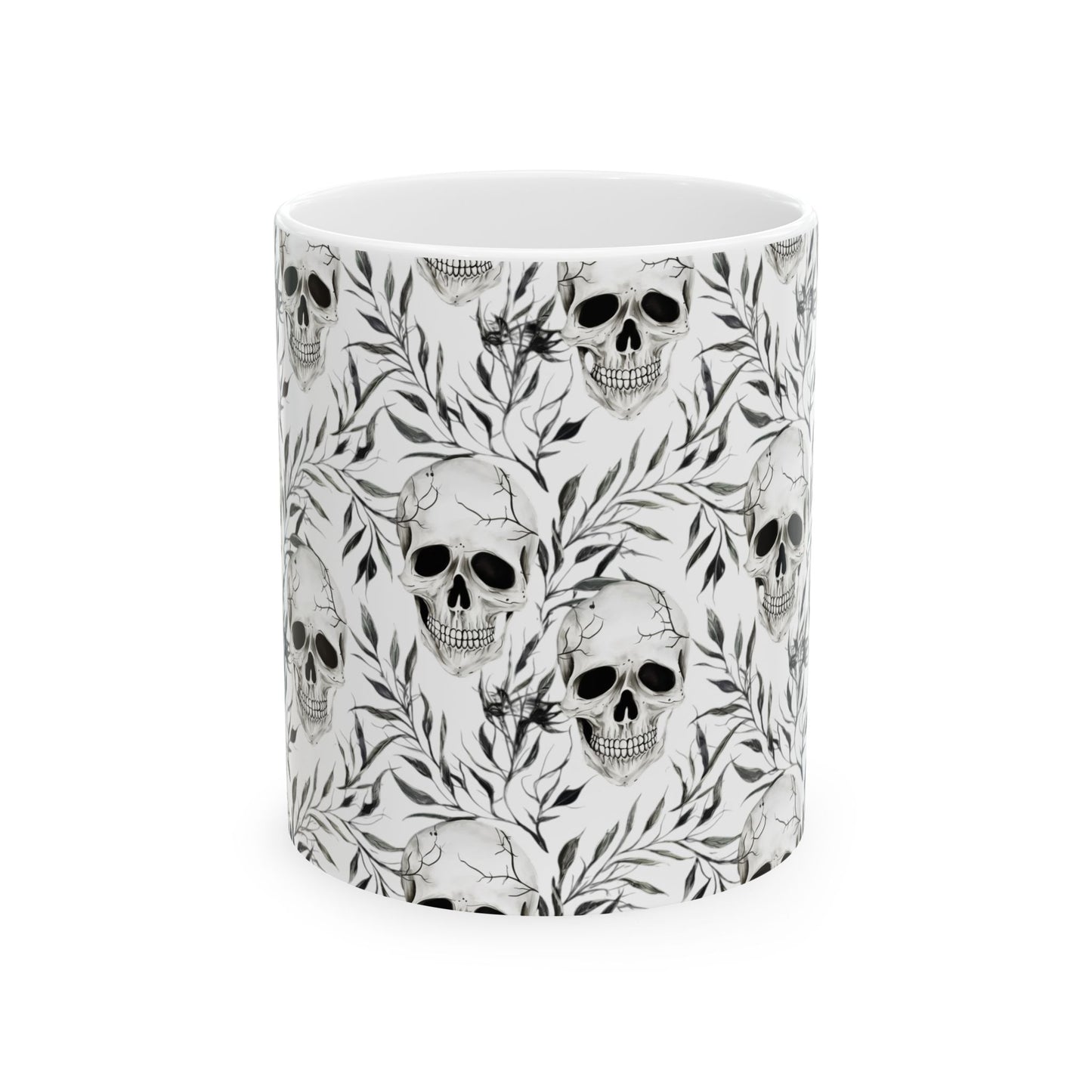 Halloween Skeletons Ceramic Mug, (11oz, 15oz)