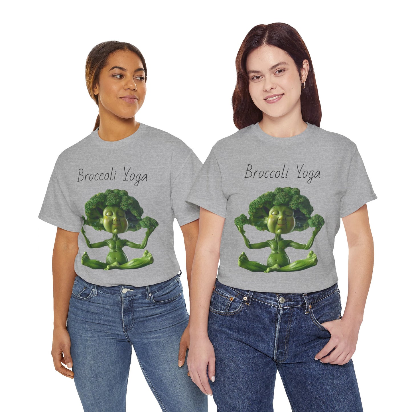 Broccoli Yoga Unisex Heavy Cotton Tee