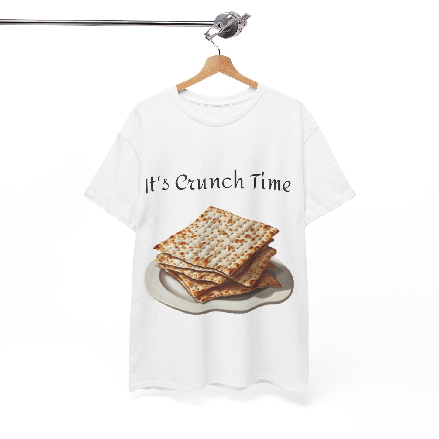 It's Crunch Time Matza Unisex Heavy Cotton Tee