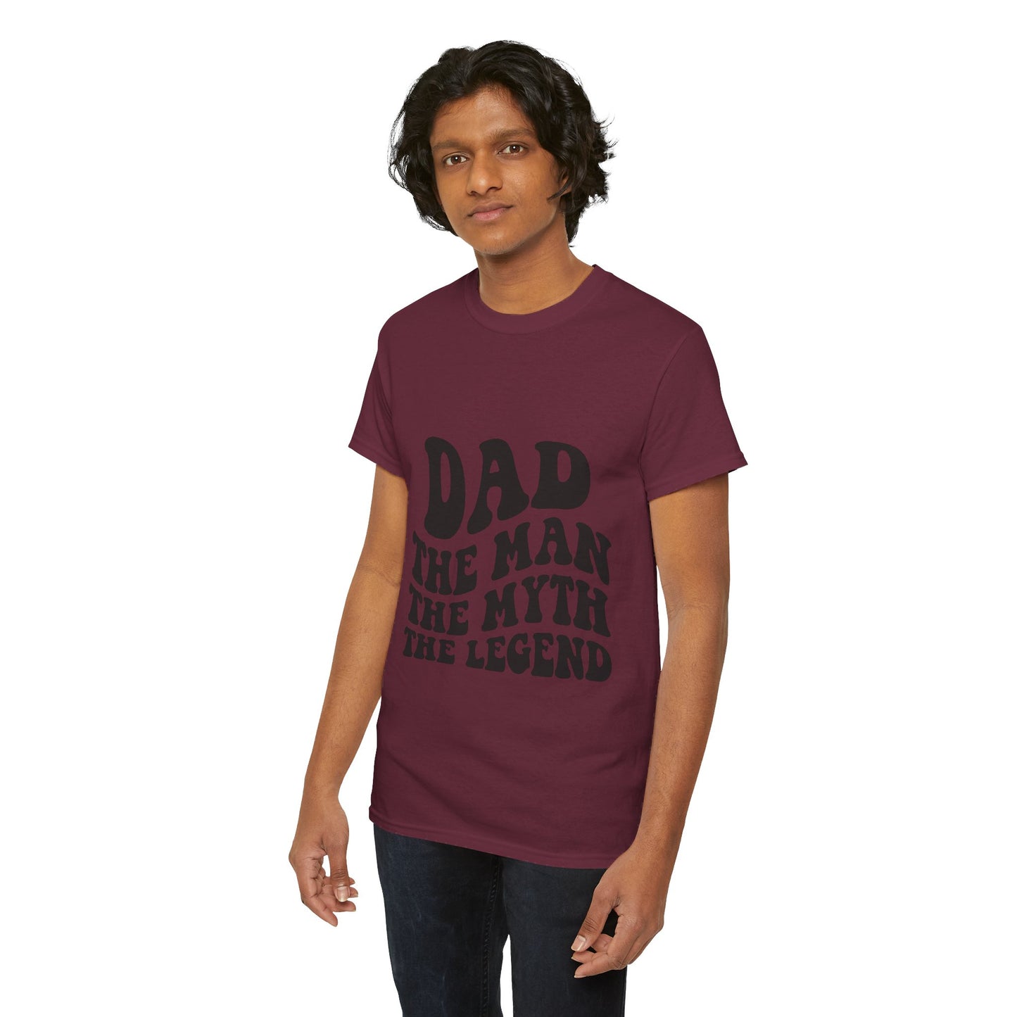 Dad Man Myth Legend Unisex Heavy Cotton Tee