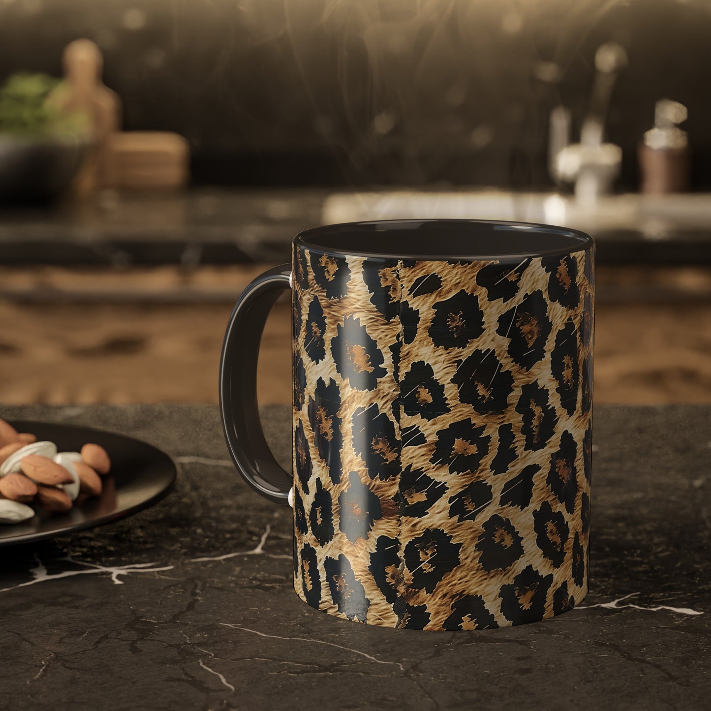 Leopard Print Colorful Mugs, 11oz