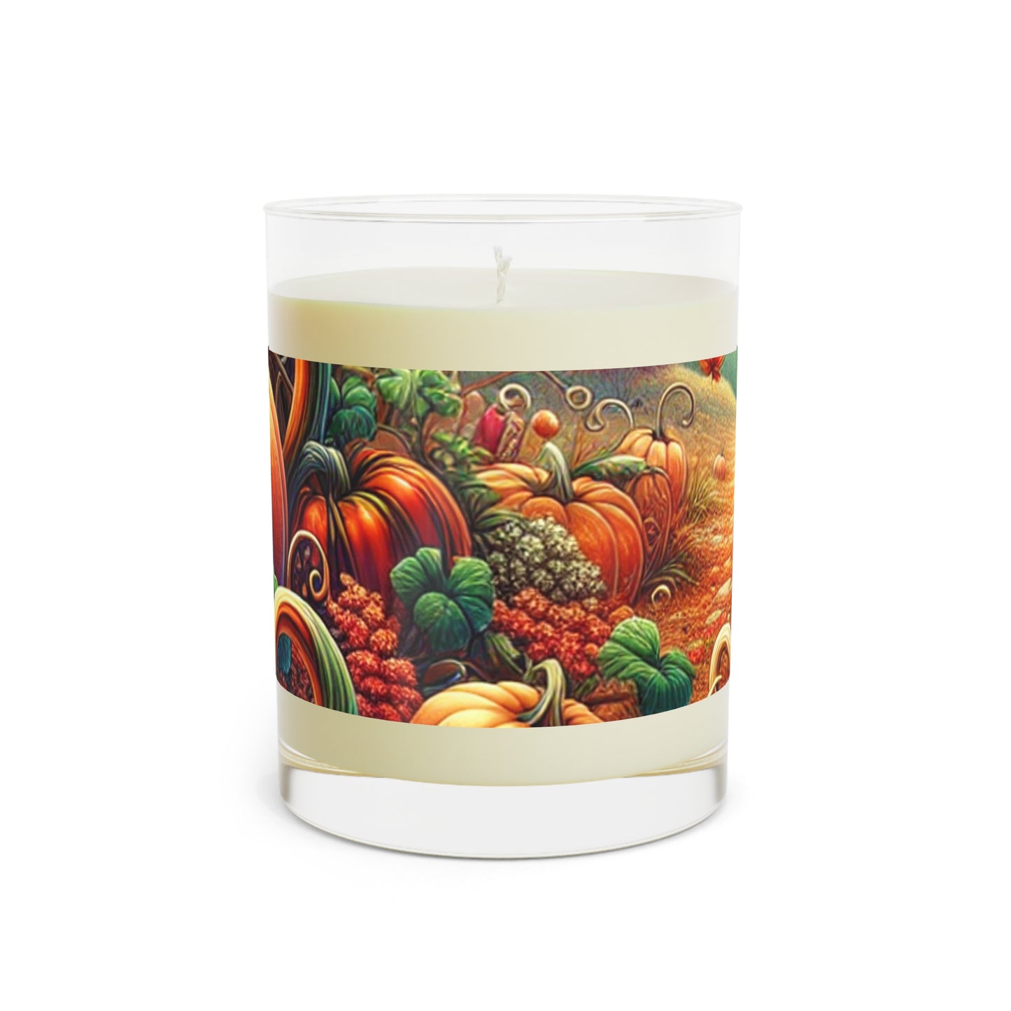 Pumpkin Season Scented Candle - Full Glass, 11oz