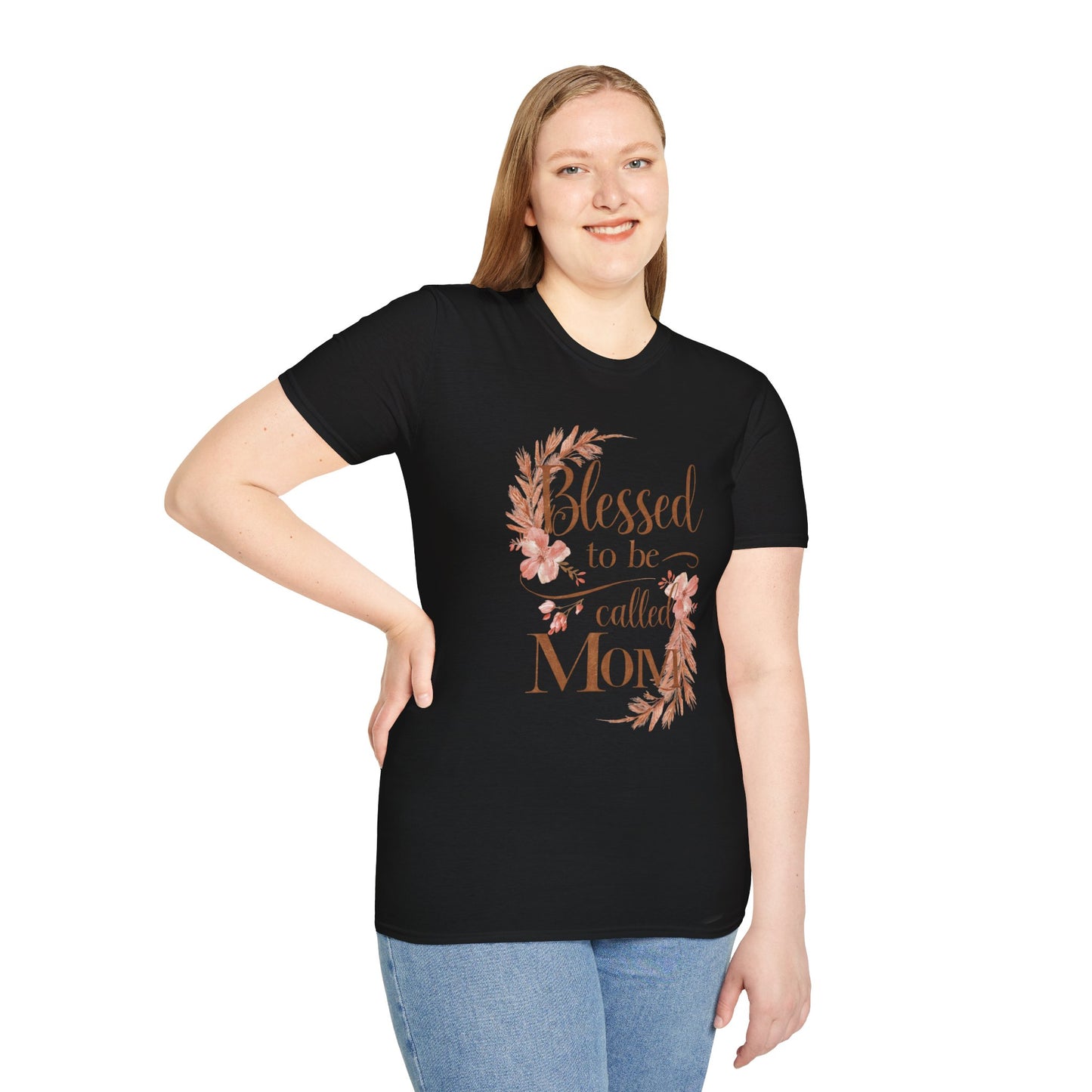 Blessed to be Called Mom Unisex Softstyle T-Shirt