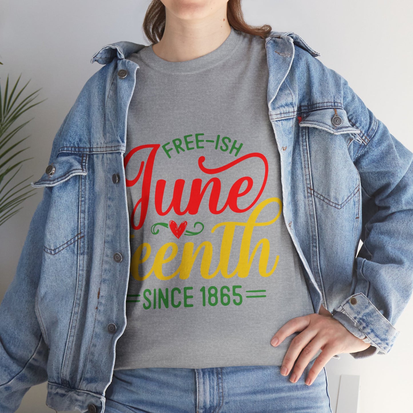 Juneteenth Free-ish Unisex Heavy Cotton Tee