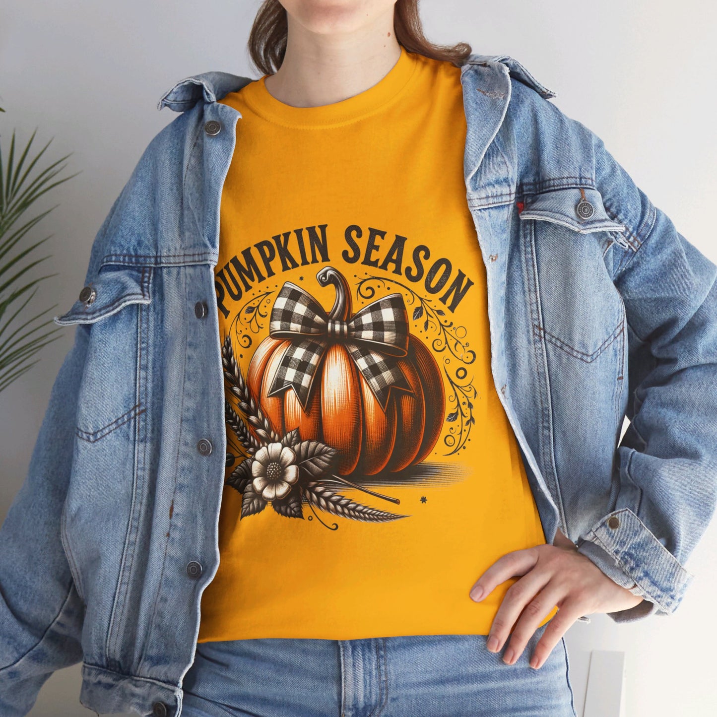 Pumpkin Season Unisex Heavy Cotton Tee