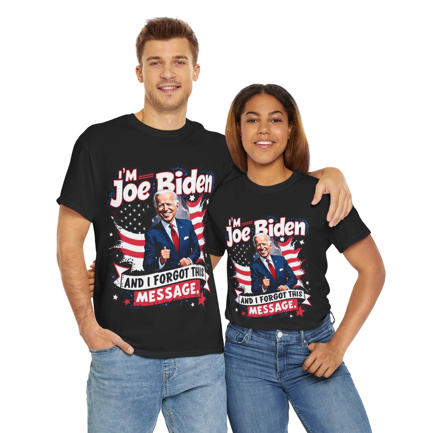 Biden I Forgot Unisex Heavy Cotton Tee