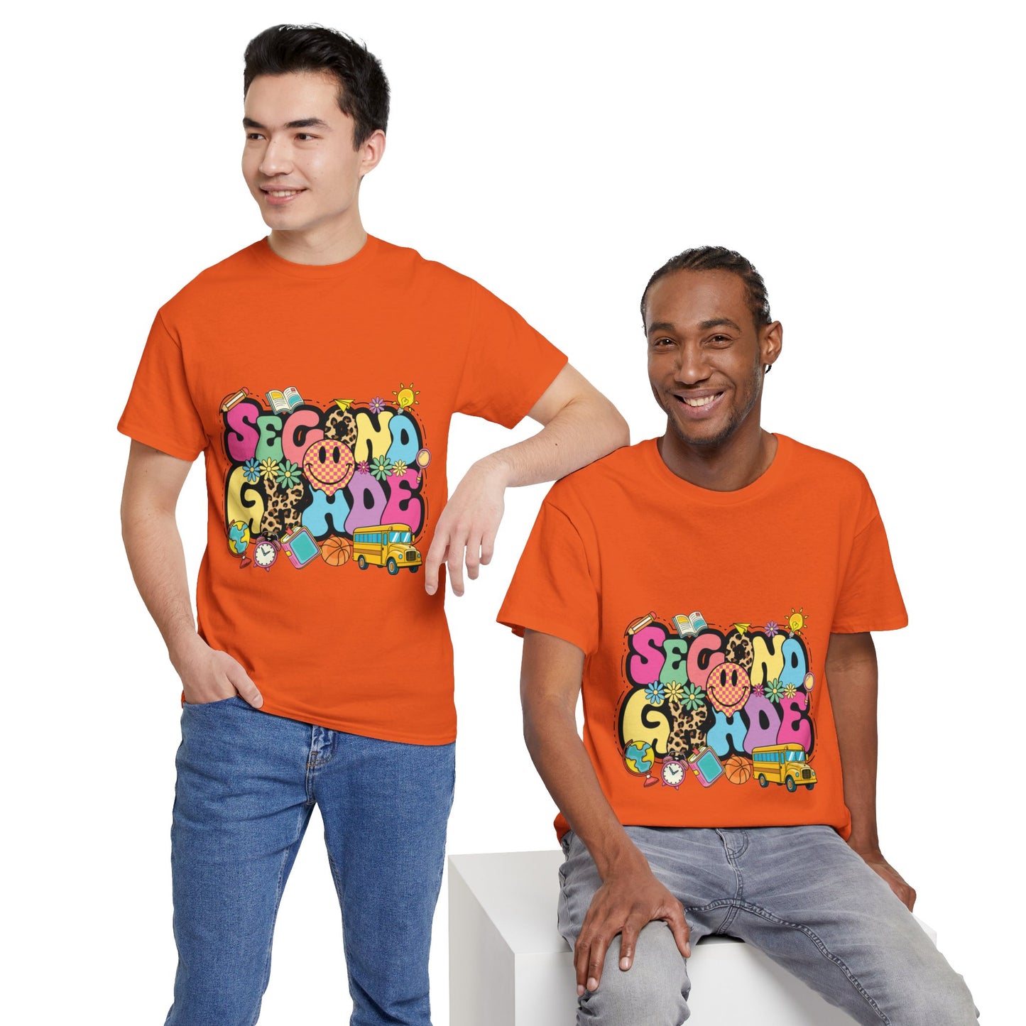 Second Grade Unisex Heavy Cotton Tee