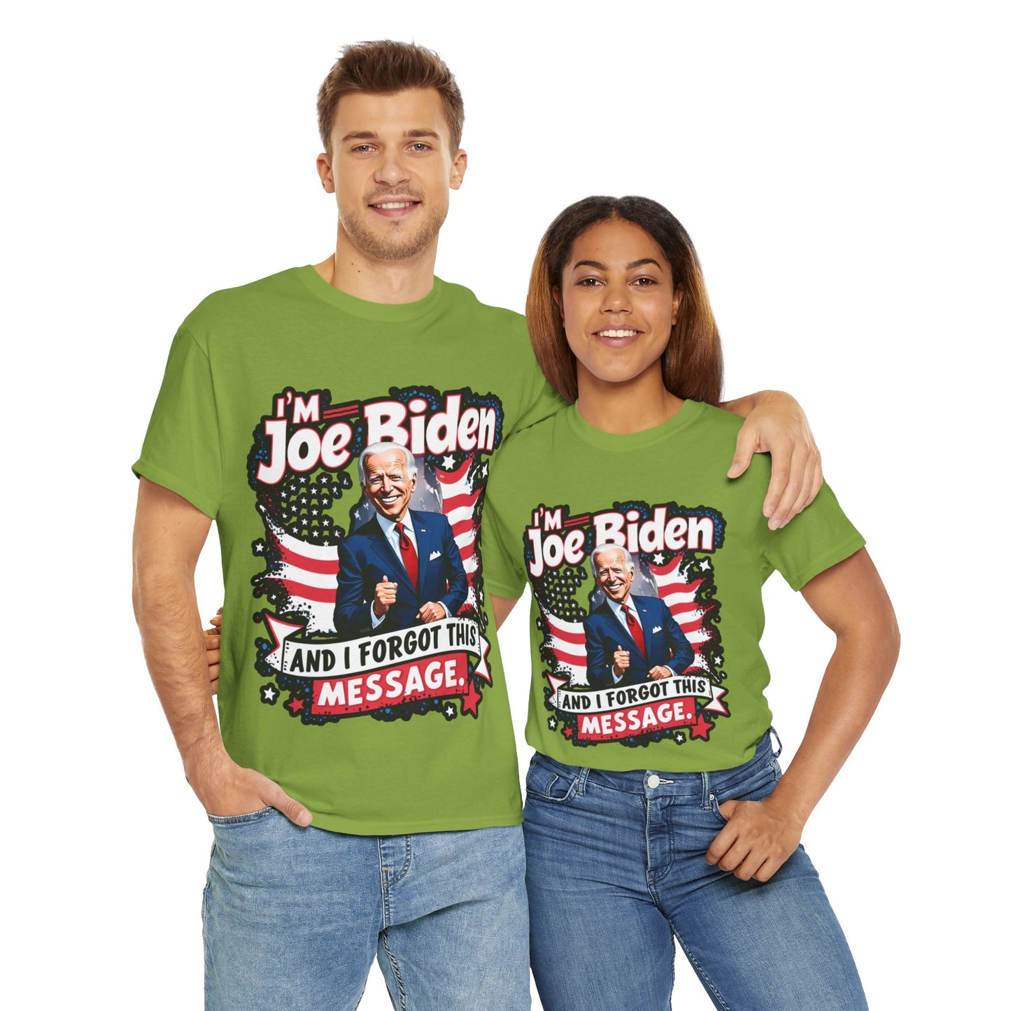 Biden I Forgot Unisex Heavy Cotton Tee