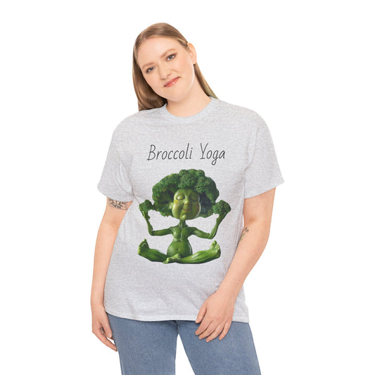 Broccoli Yoga Unisex Heavy Cotton Tee