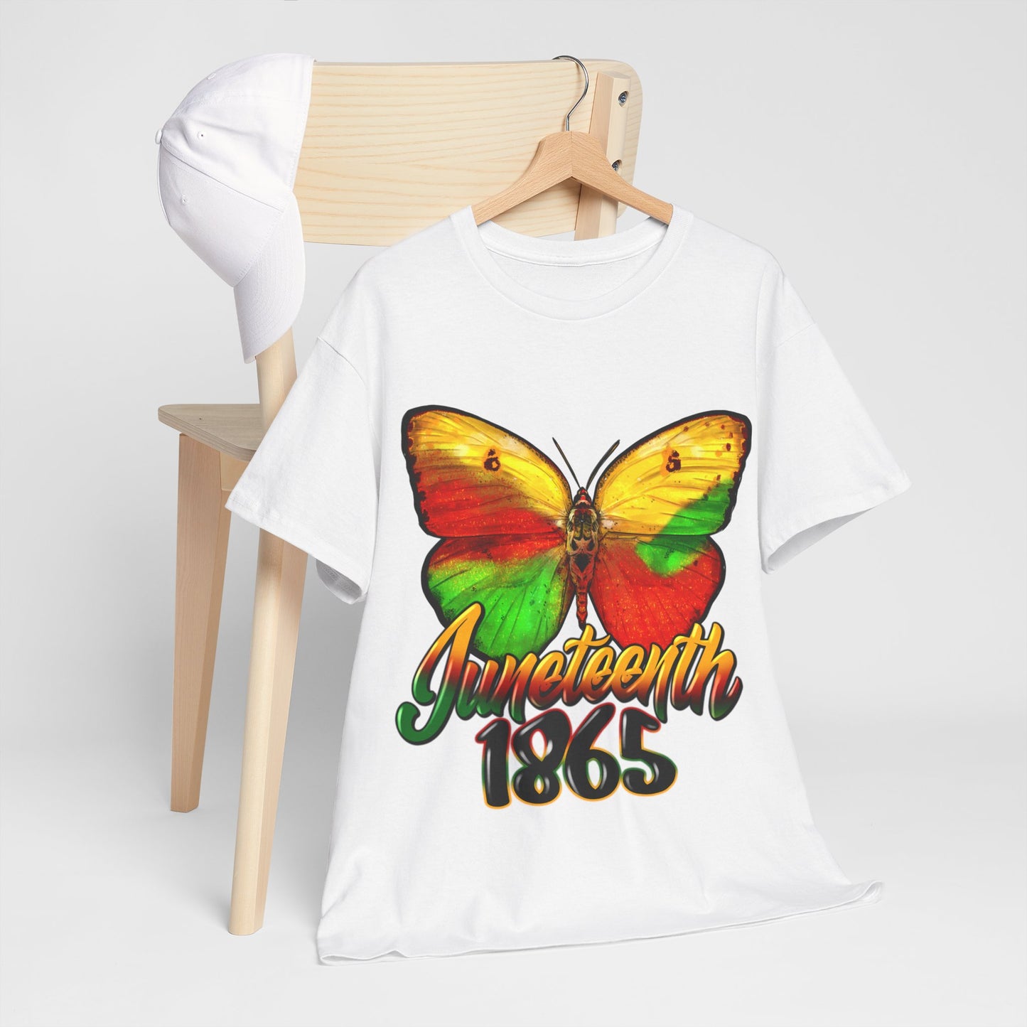 Juneteenth Butterfly Unisex Heavy Cotton Tee