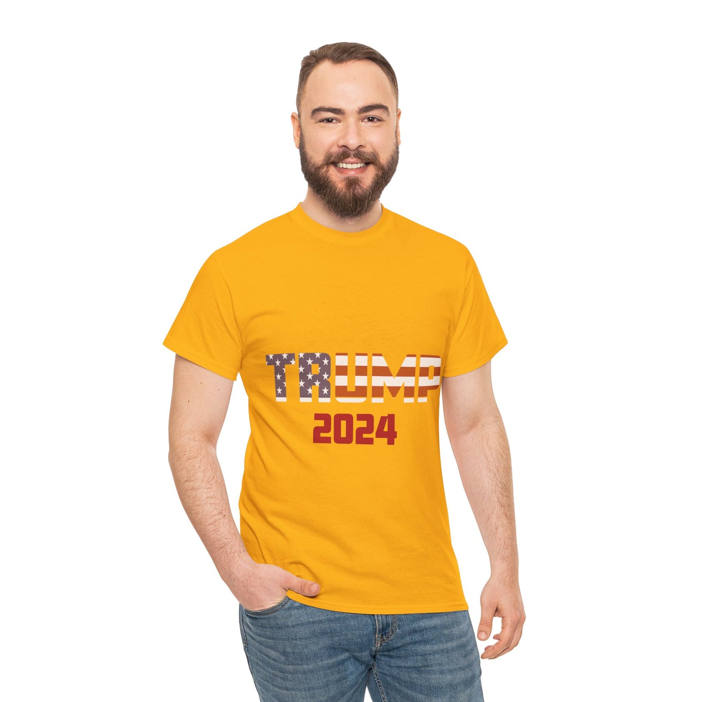 Trump 2024 B Unisex Heavy Cotton Tee