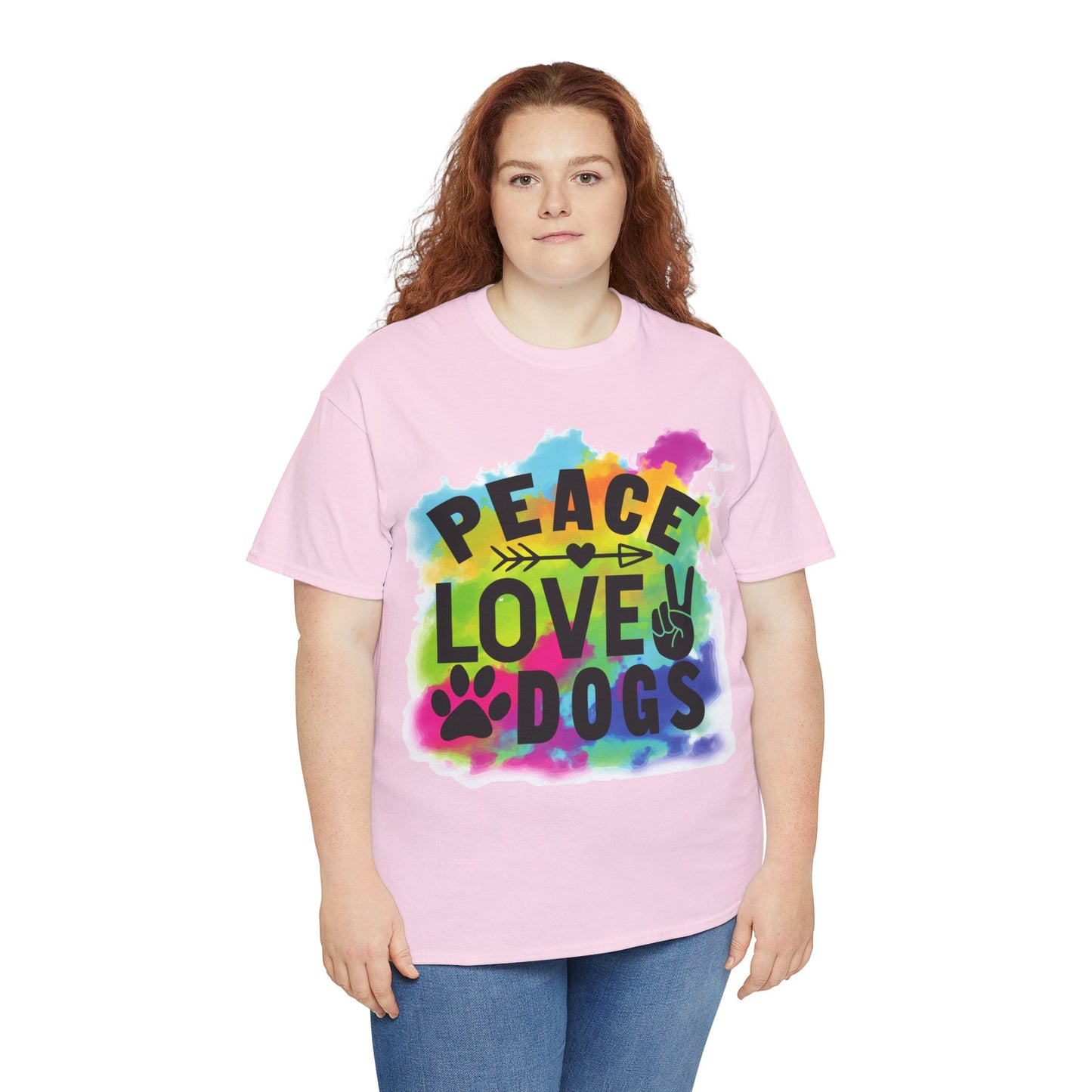 Peace Love Dogs Unisex Heavy Cotton Tee