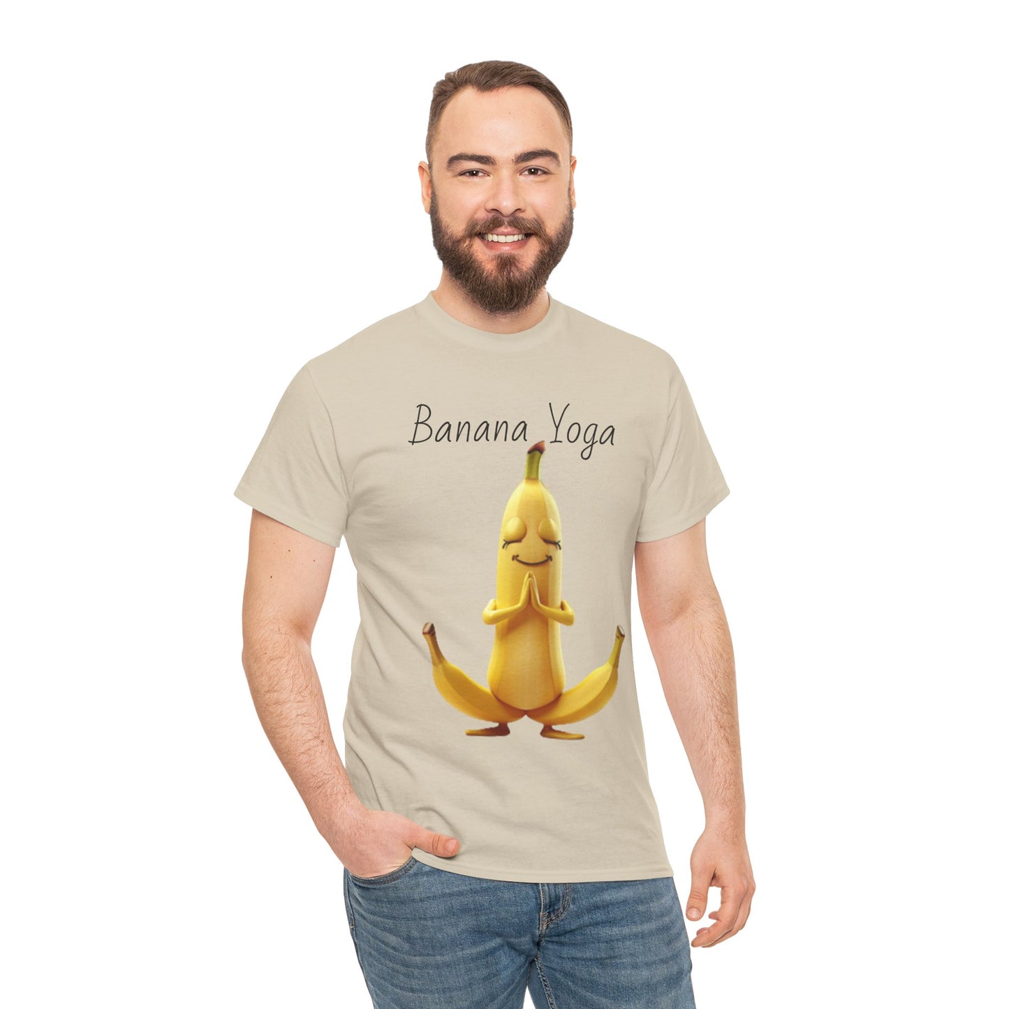 Banana Yoga Unisex Heavy Cotton Tee