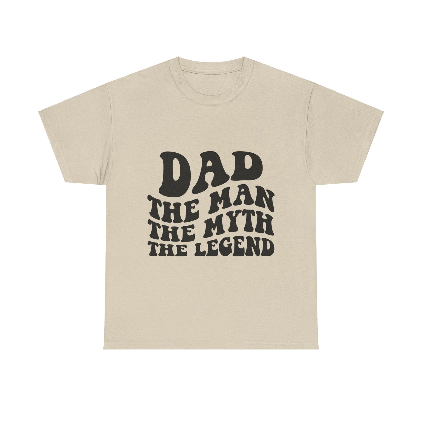 Dad Man Myth Legend Unisex Heavy Cotton Tee