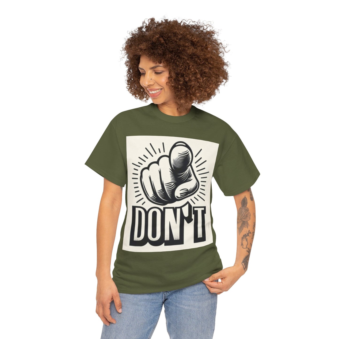 Don't Finger Unisex Heavy Cotton Tee