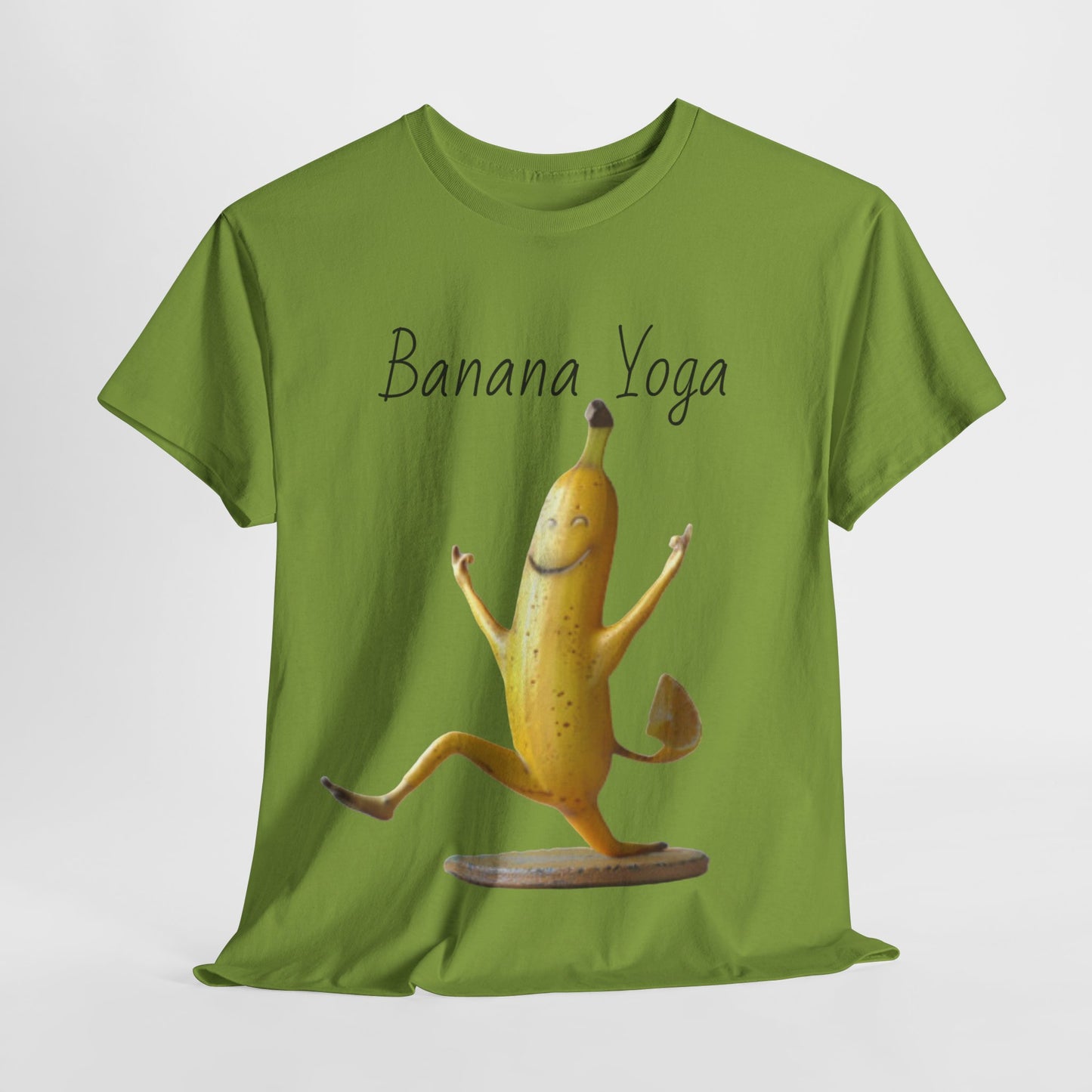 Banana Yoga2 Unisex Heavy Cotton Tee