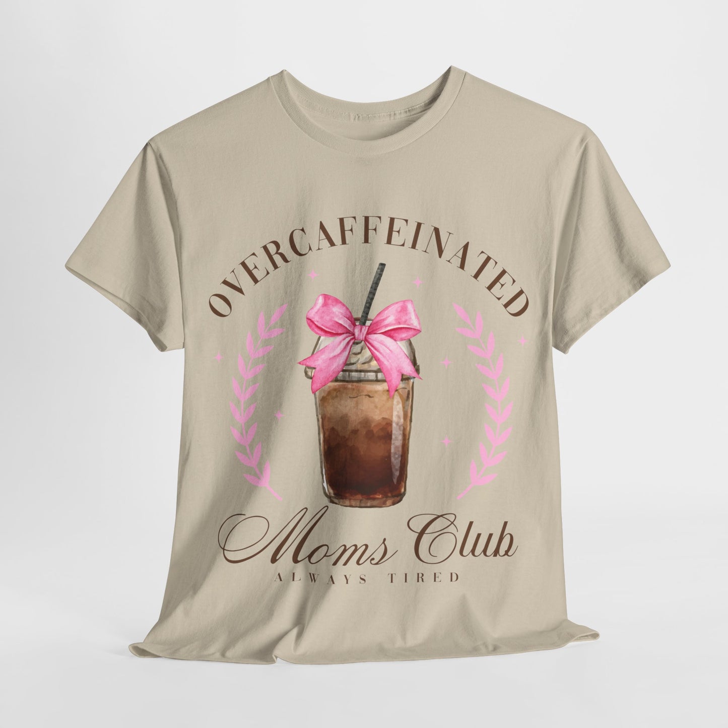 Over-caffeinated Mom Unisex Heavy Cotton Tee