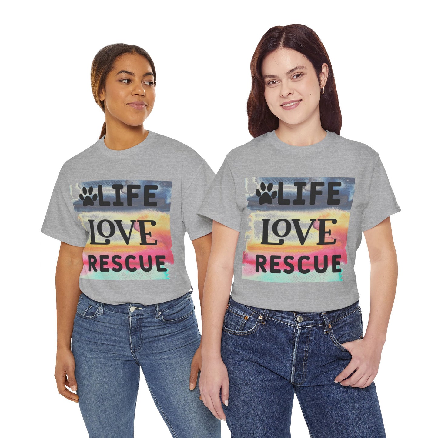 Life Love Rescue Unisex Heavy Cotton Tee