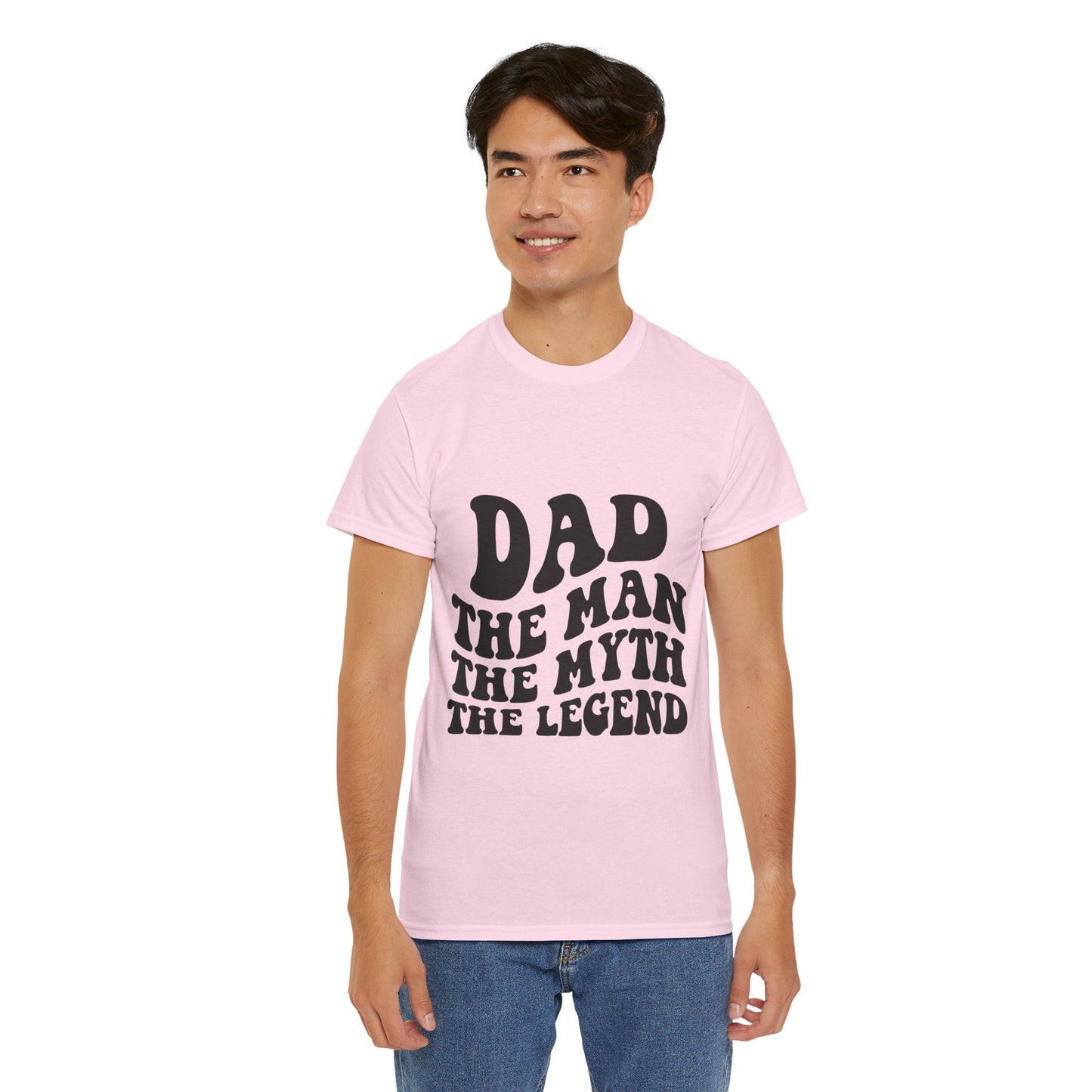 Dad Man Myth Legend Unisex Heavy Cotton Tee