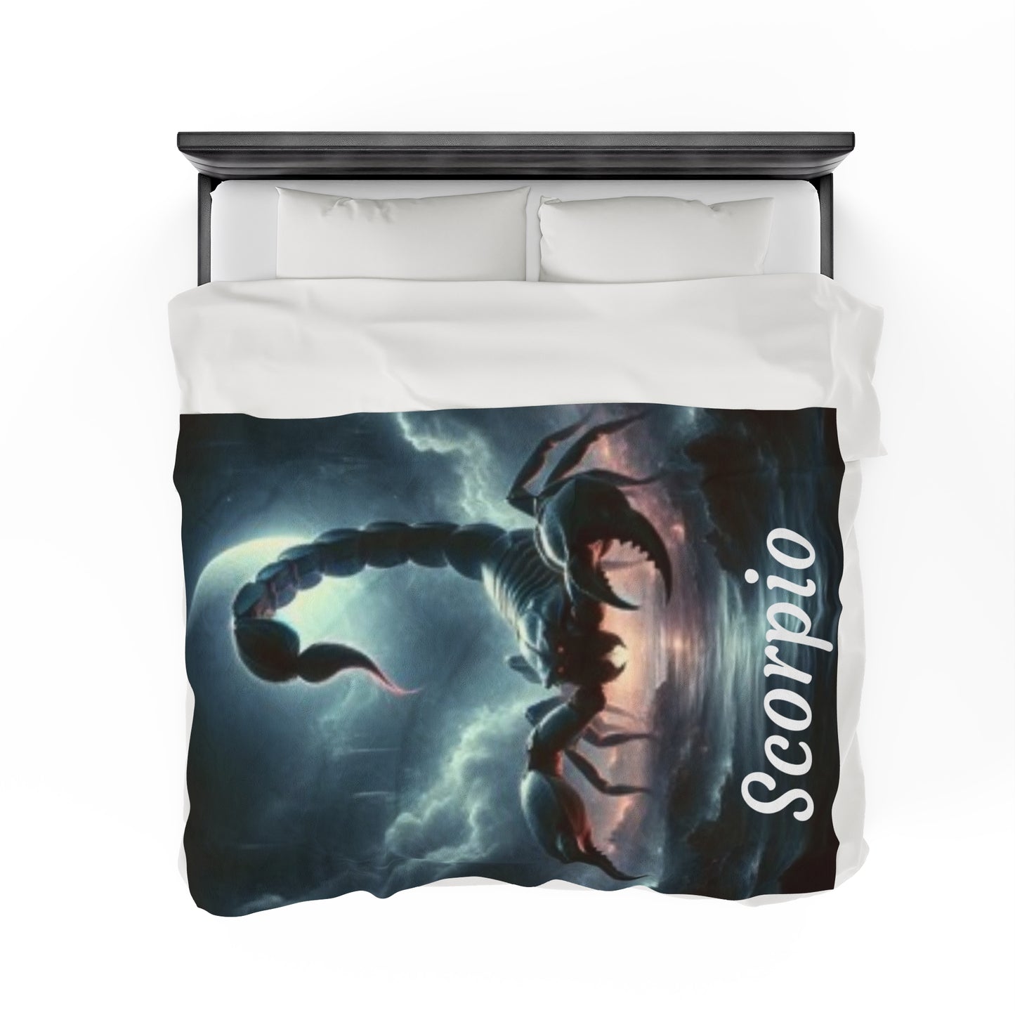 Scorpio Zodiac Sign Velveteen Plush Blanket