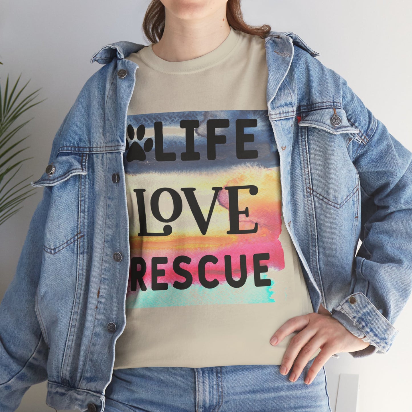 Life Love Rescue Unisex Heavy Cotton Tee