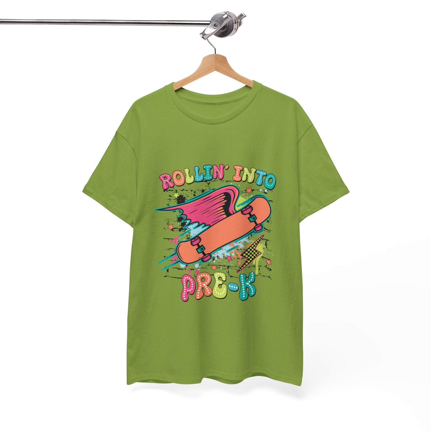 Rockin Into Pre K Unisex Heavy Cotton Tee