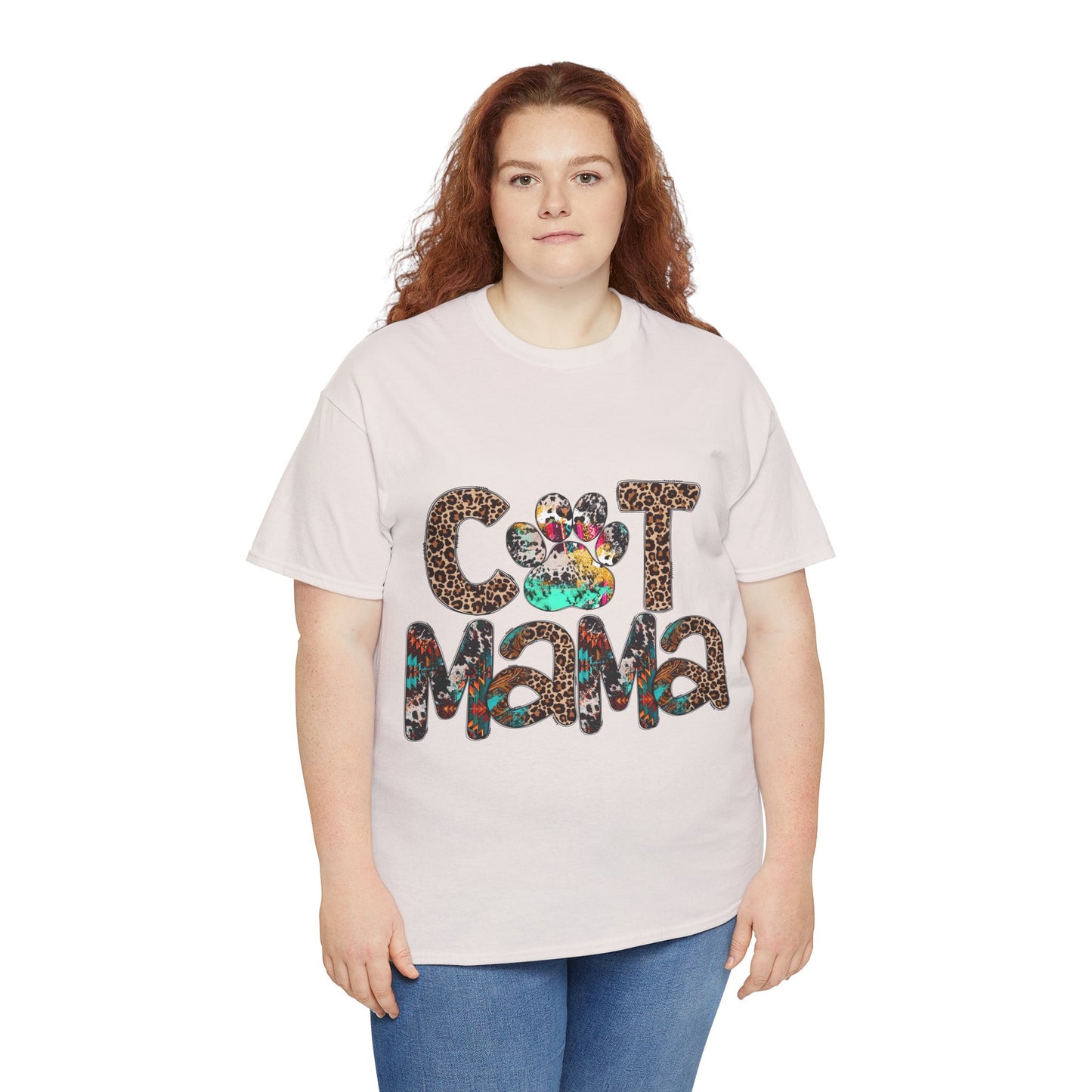 Cat Mama2 Unisex Heavy Cotton Tee