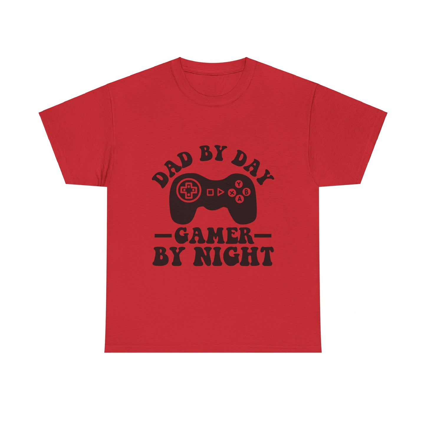 Gamer By Night Unisex Heavy Cotton Tee