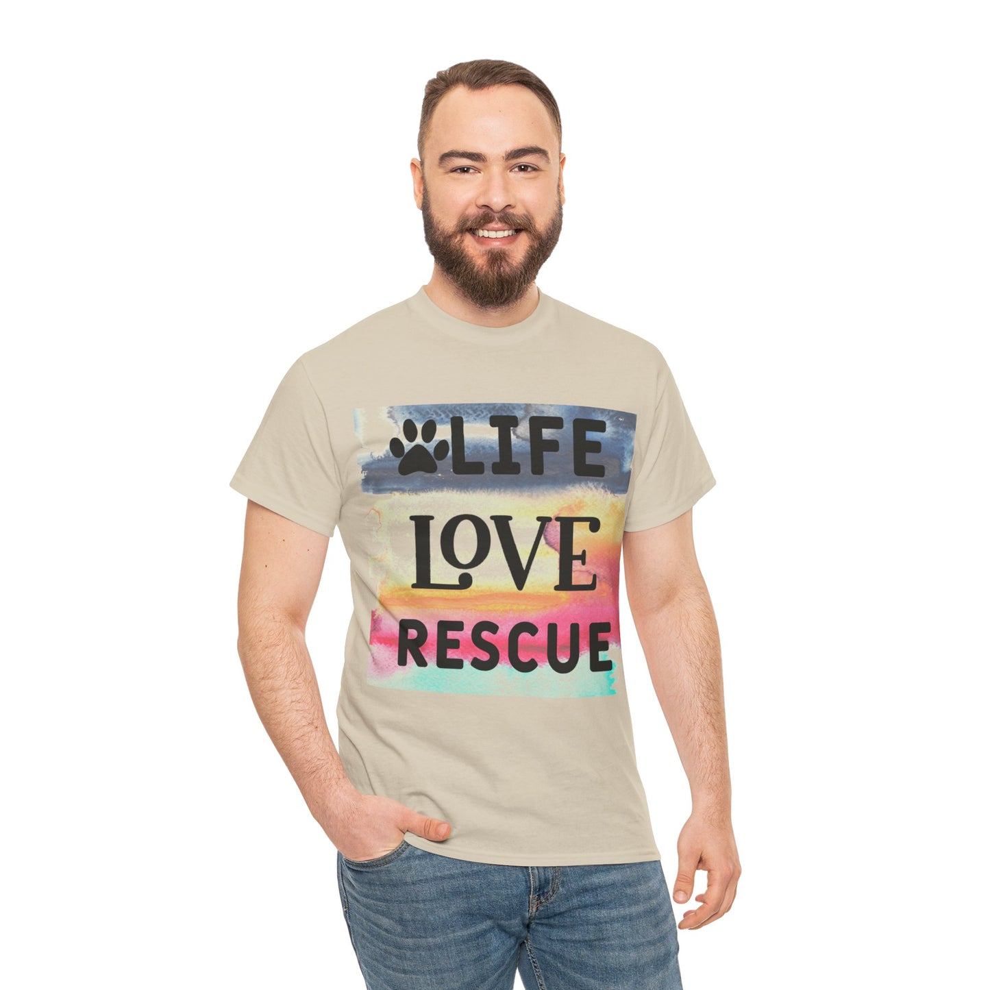 Life Love Rescue Unisex Heavy Cotton Tee