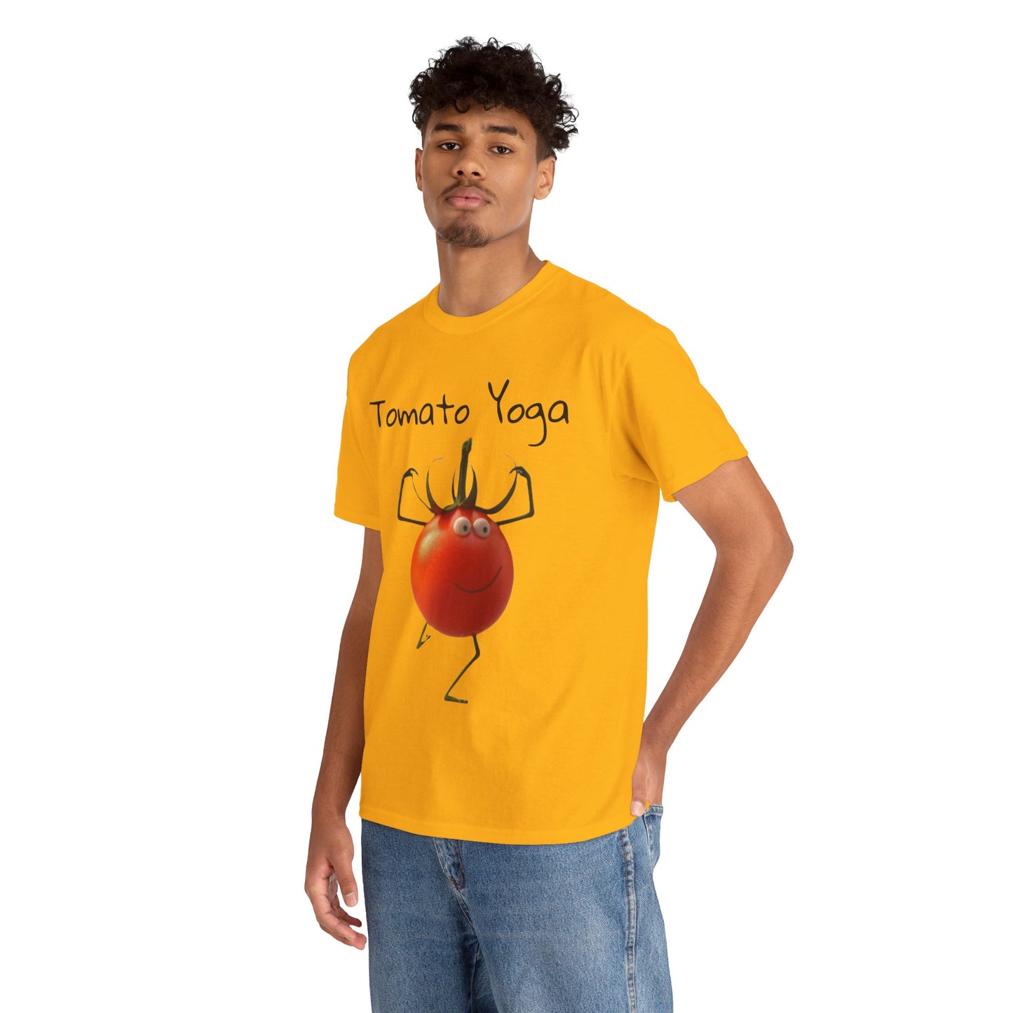 Tomato Yoga Unisex Heavy Cotton Tee