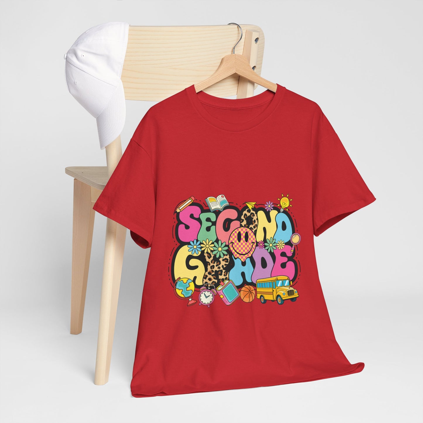 Second Grade Unisex Heavy Cotton Tee