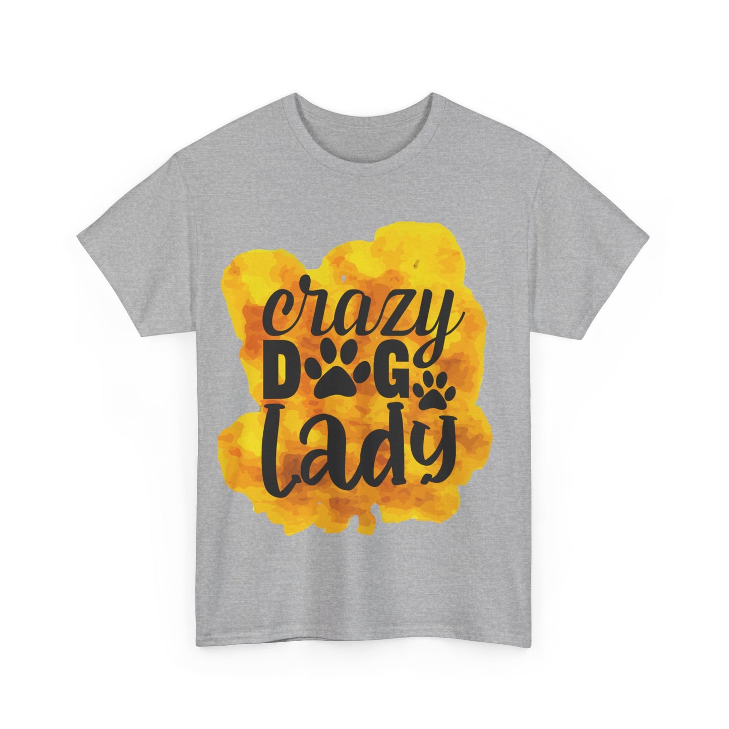 Crazy Dog Lady Unisex Heavy Cotton Tee