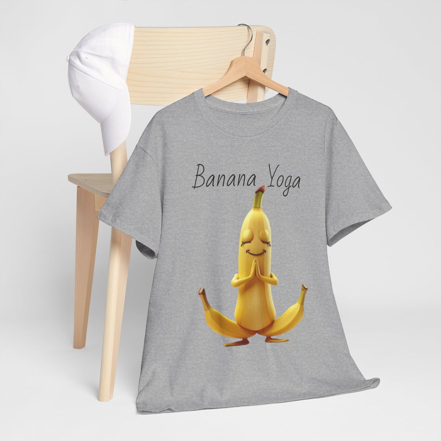 Banana Yoga Unisex Heavy Cotton Tee