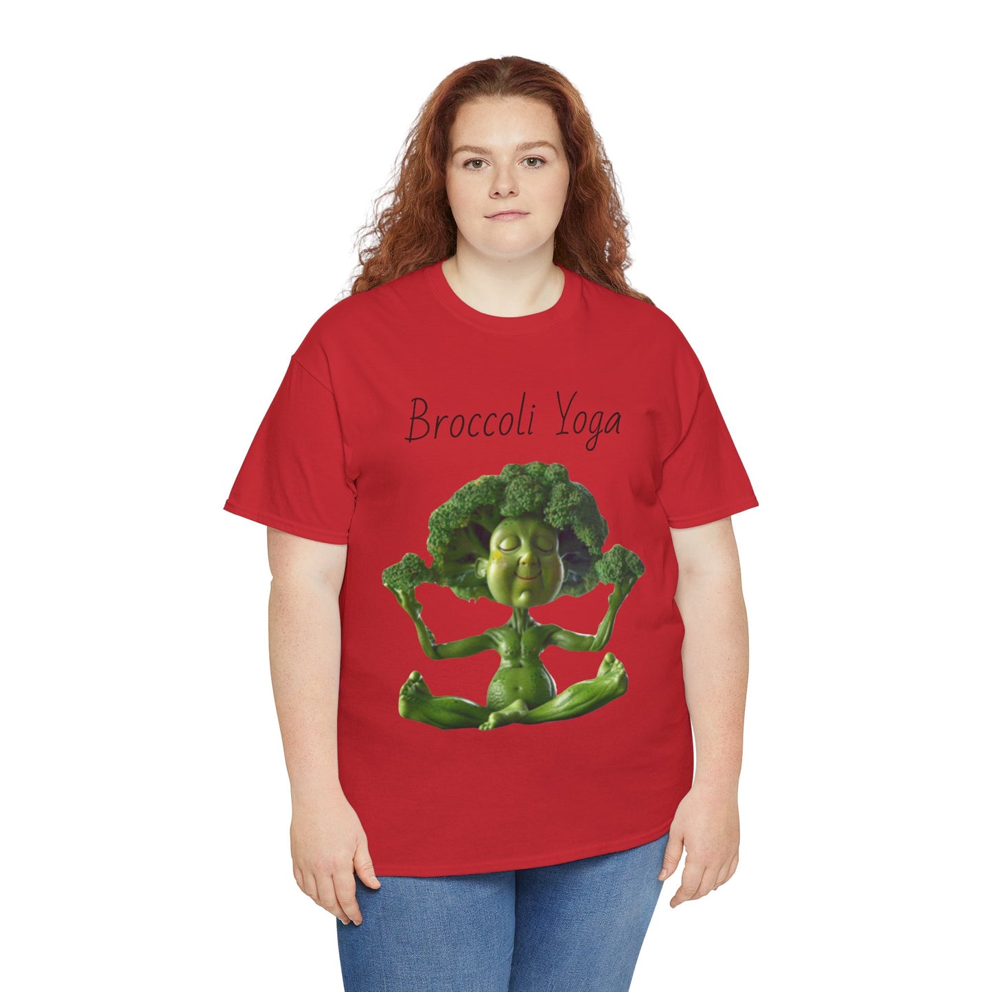 Broccoli Yoga Unisex Heavy Cotton Tee