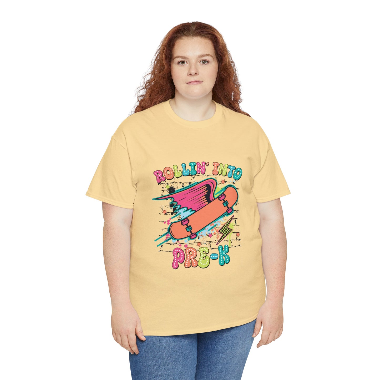 Rockin Into Pre K Unisex Heavy Cotton Tee