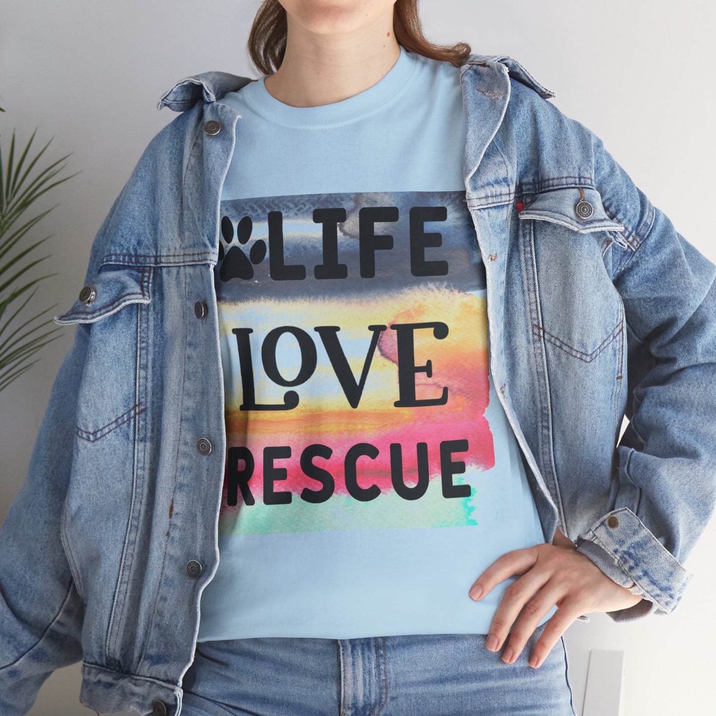 Life Love Rescue Unisex Heavy Cotton Tee