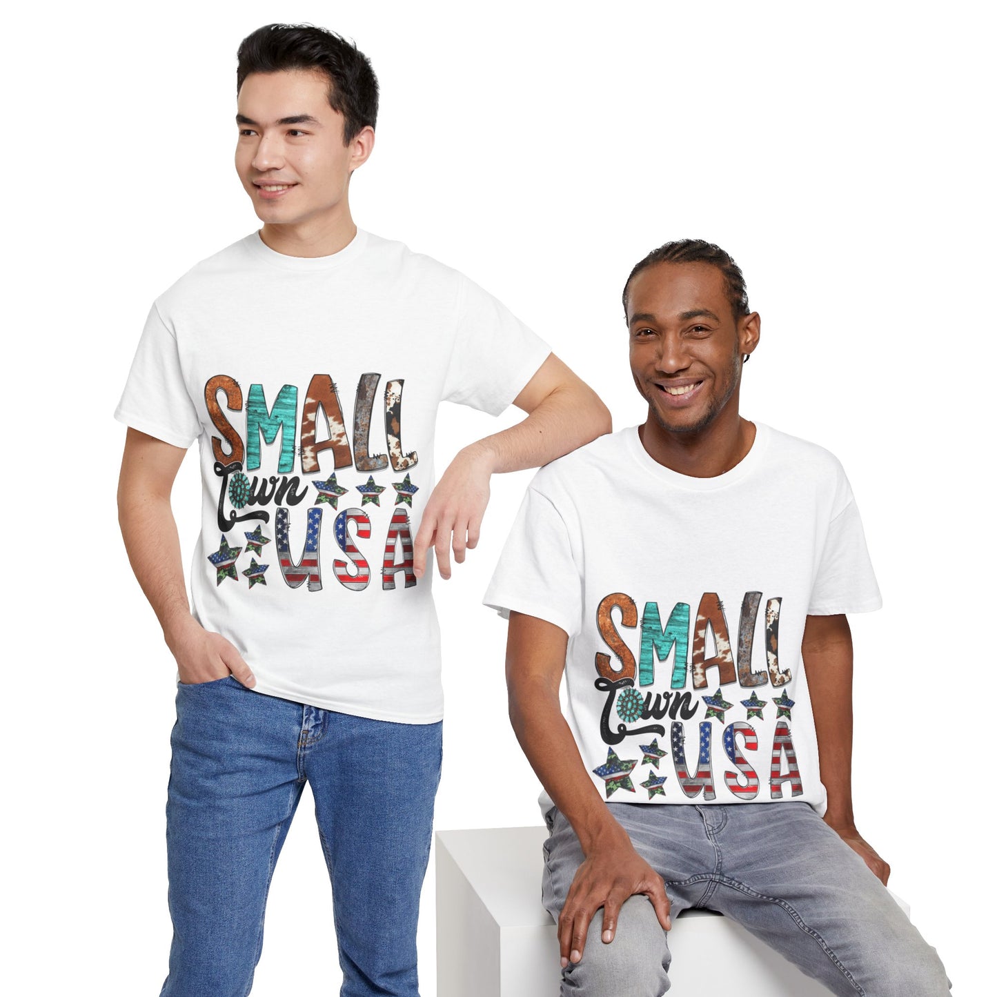 Small Town USA Unisex Heavy Cotton Tee