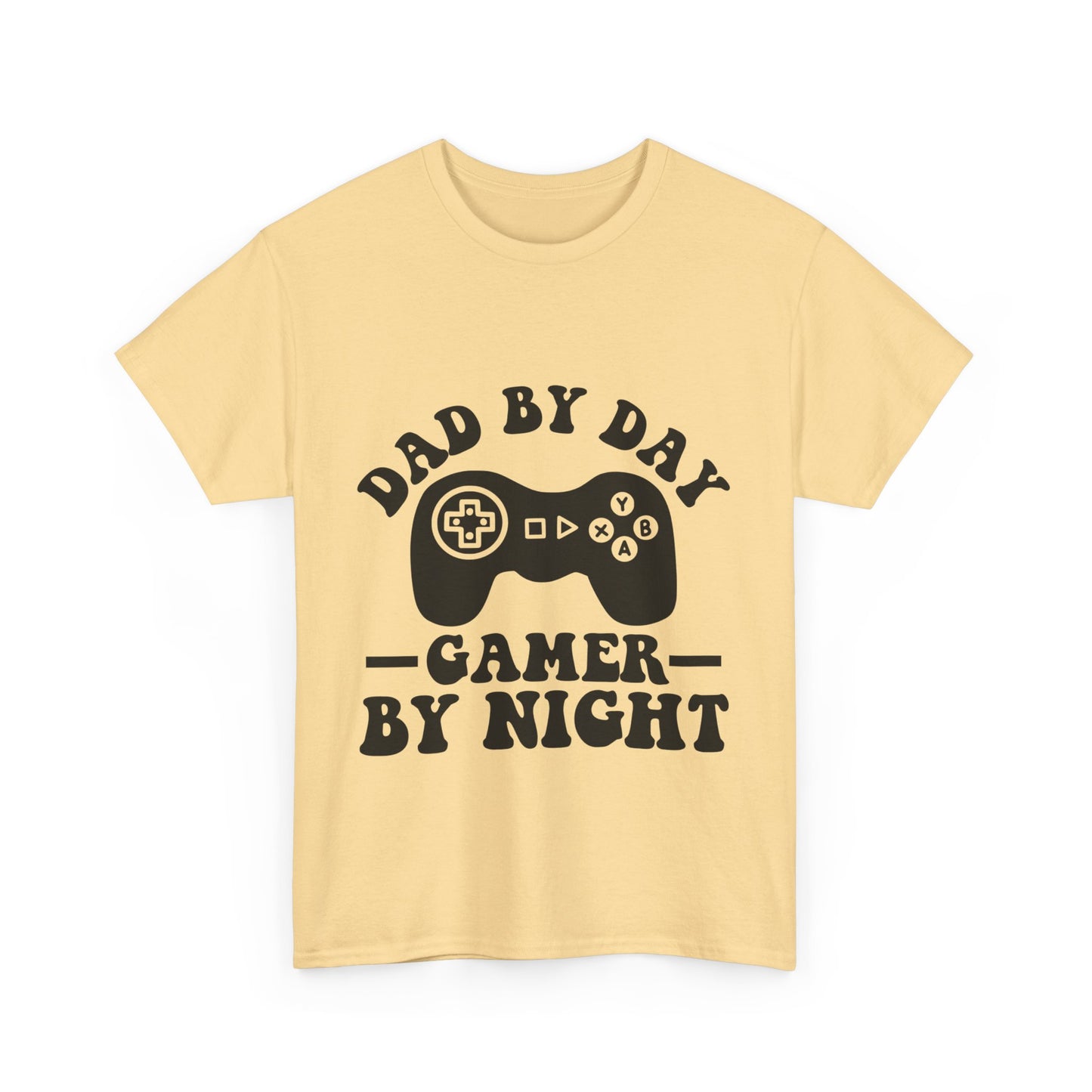 Gamer By Night Unisex Heavy Cotton Tee