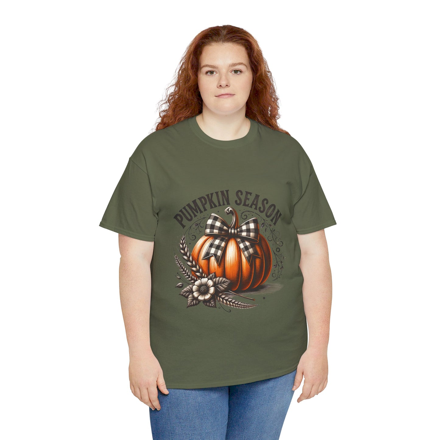 Pumpkin Season Unisex Heavy Cotton Tee