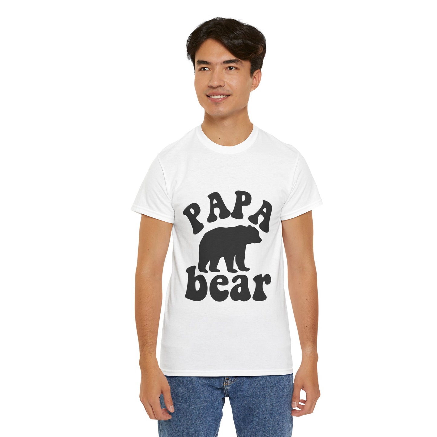 Papa Bear Unisex Heavy Cotton Tee