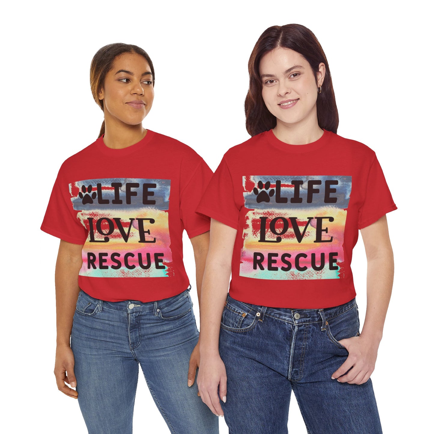 Life Love Rescue Unisex Heavy Cotton Tee