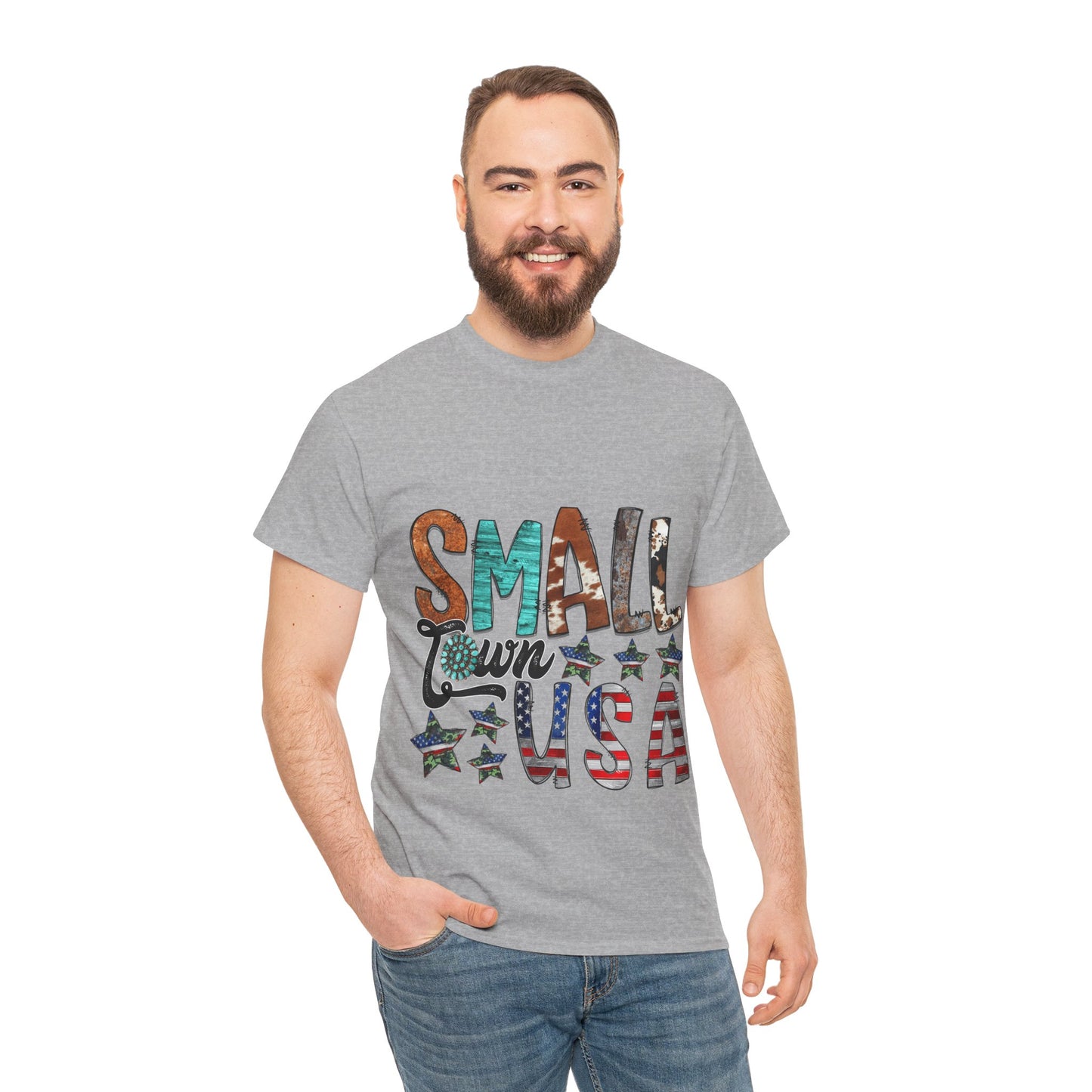 Small Town USA Unisex Heavy Cotton Tee