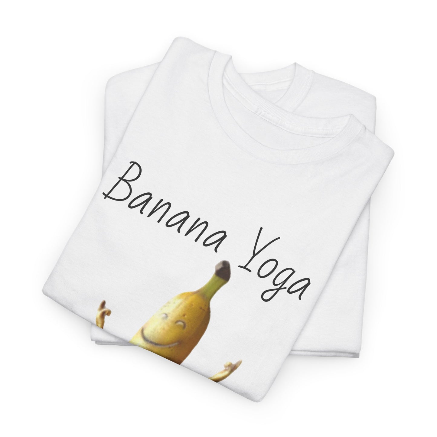 Banana Yoga2 Unisex Heavy Cotton Tee